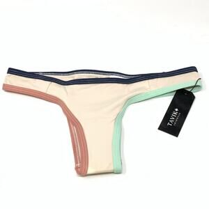 Tavik Jayden Moderate Swim Bottom Color Blocked Tapioca Size XS NEW